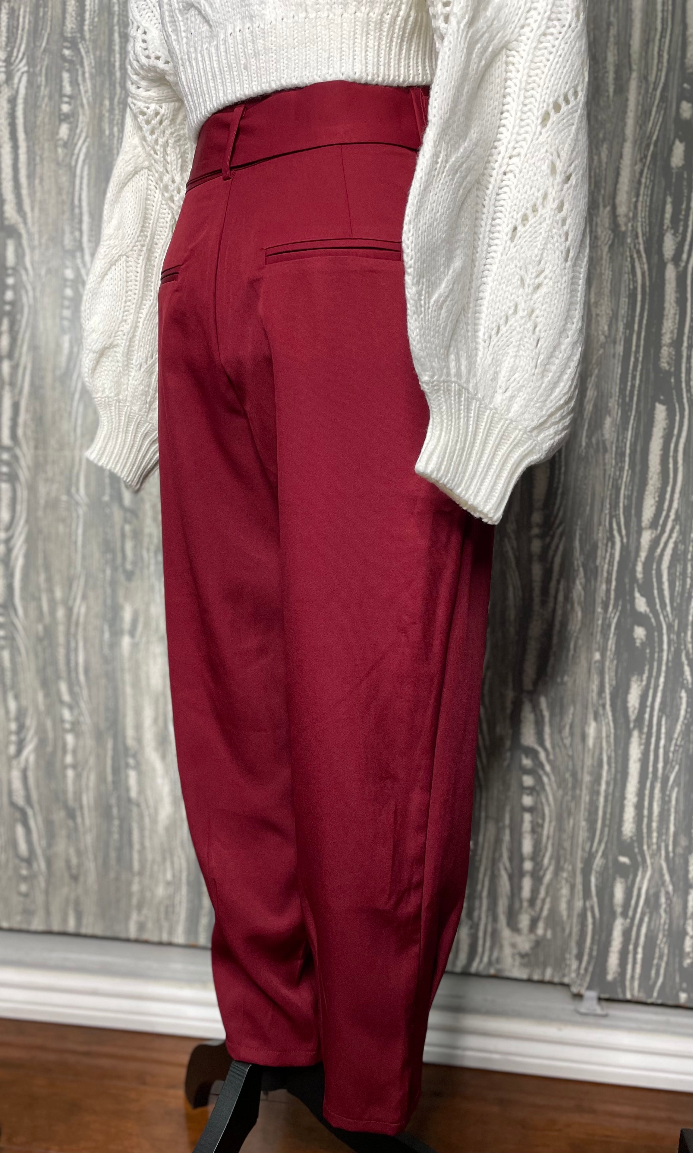 Nina High Waisted Pants - Size L