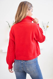 Angelica Turtleneck Sweater Blouse