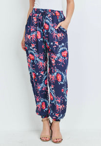 Andrea Floral Pants - Size S