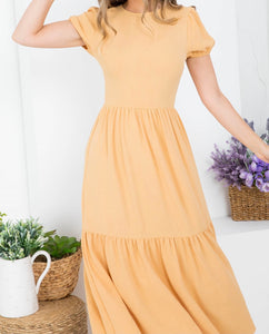 Sarah Tiered Midi Dress