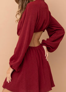 Elvia Cut-Out Mini Dress