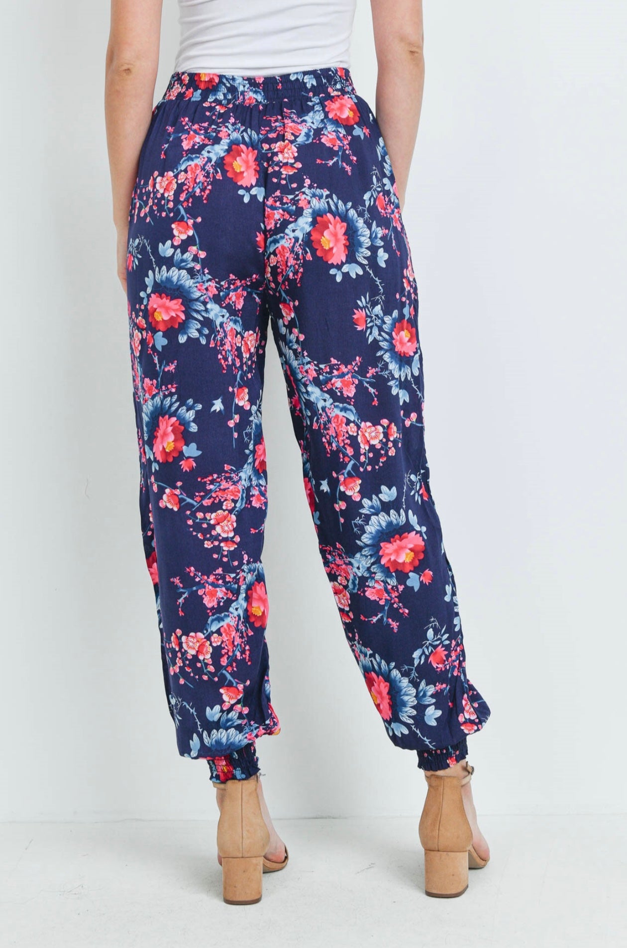 Andrea Floral Pants - Size S