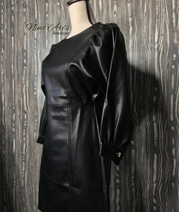 Nina Leatherette Dress