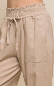 Ari Elastic Waistband Jogger Pants