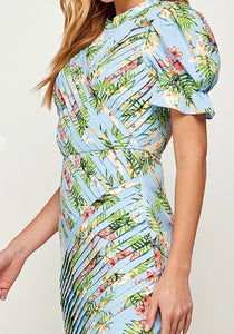 Scarly Pleated Dress