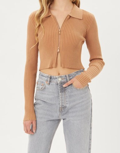 Sarah Collared Sweater Blouse - Size L
