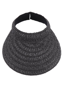 Straw Visor Sun Hat (Multiple Colors Available)