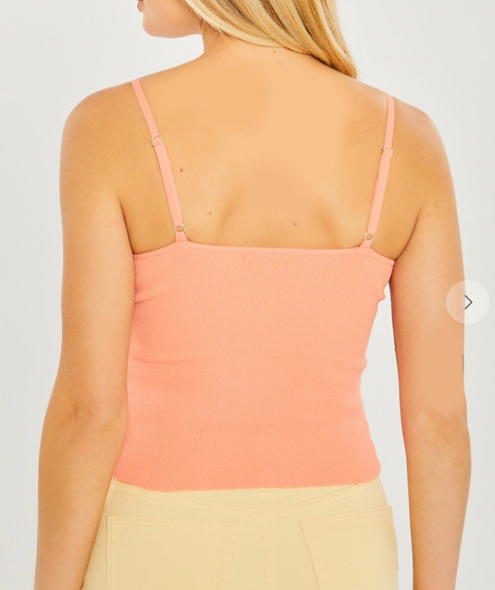 Serenity Peach Knit Top