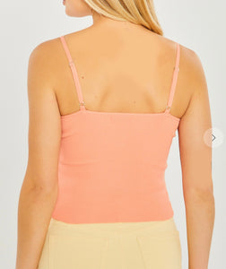 Serenity Peach Knit Top