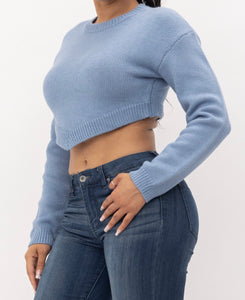 Dee Pointy Cropped Sweater