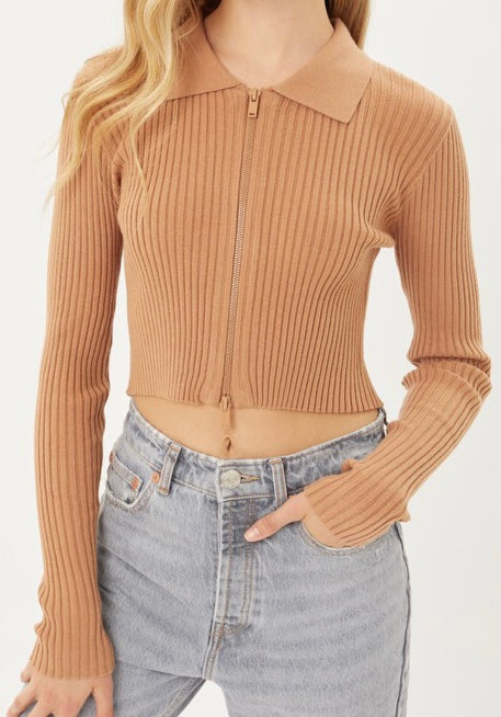 Sarah Collared Sweater Blouse - Size L