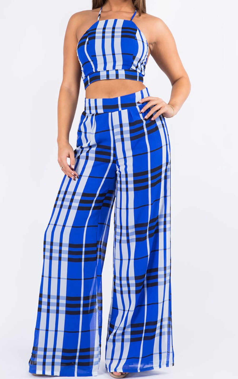 Bryana Plaid Set - Size S