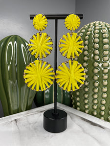 Raffia Drop Earrings