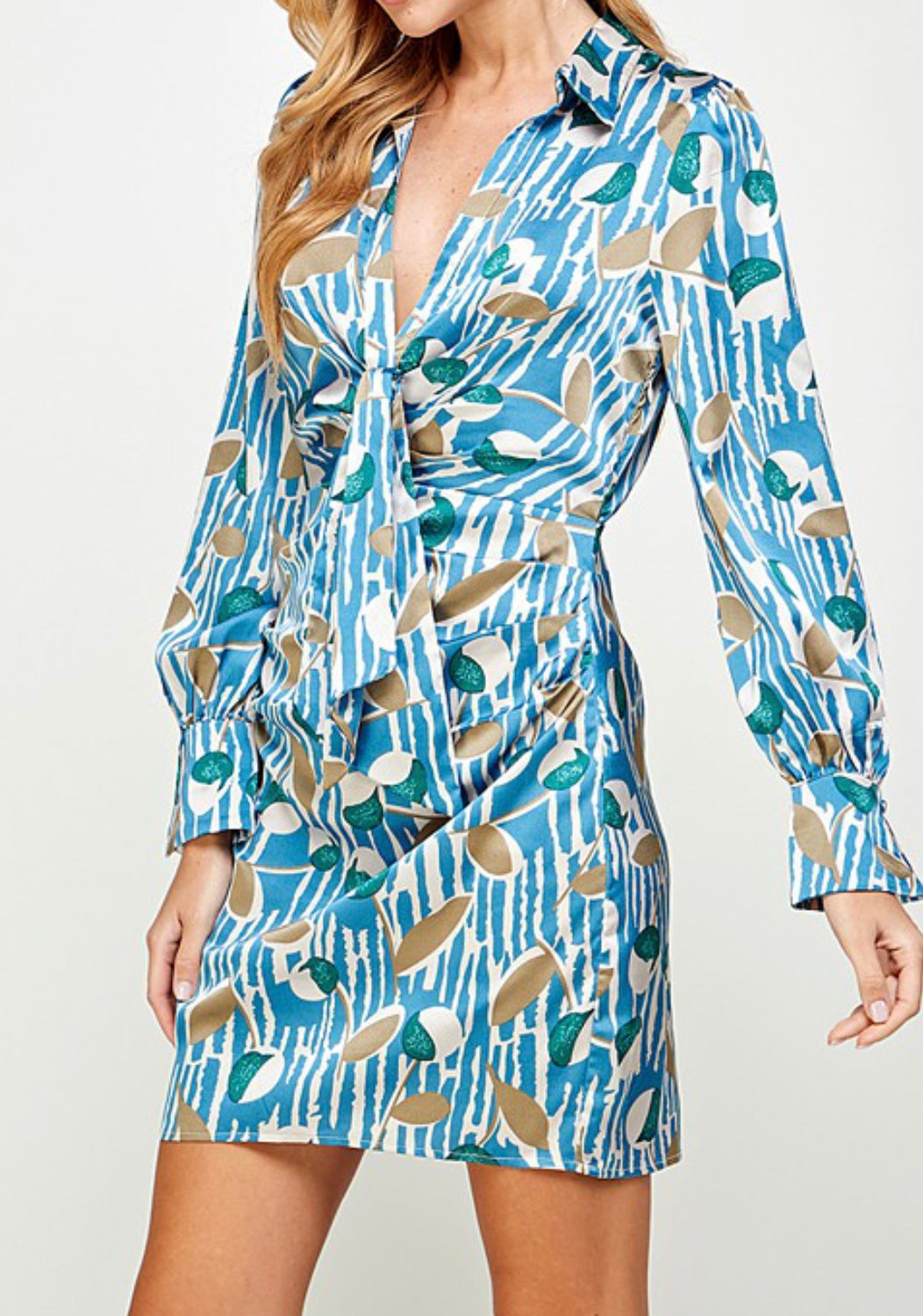 Angie Printed Mini Dress