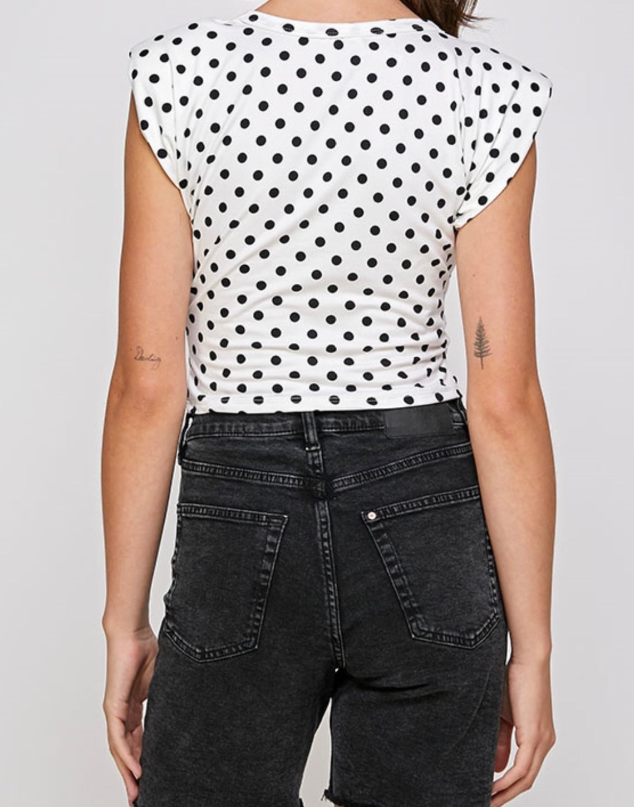 Sarah Polka Dot Top - Size L
