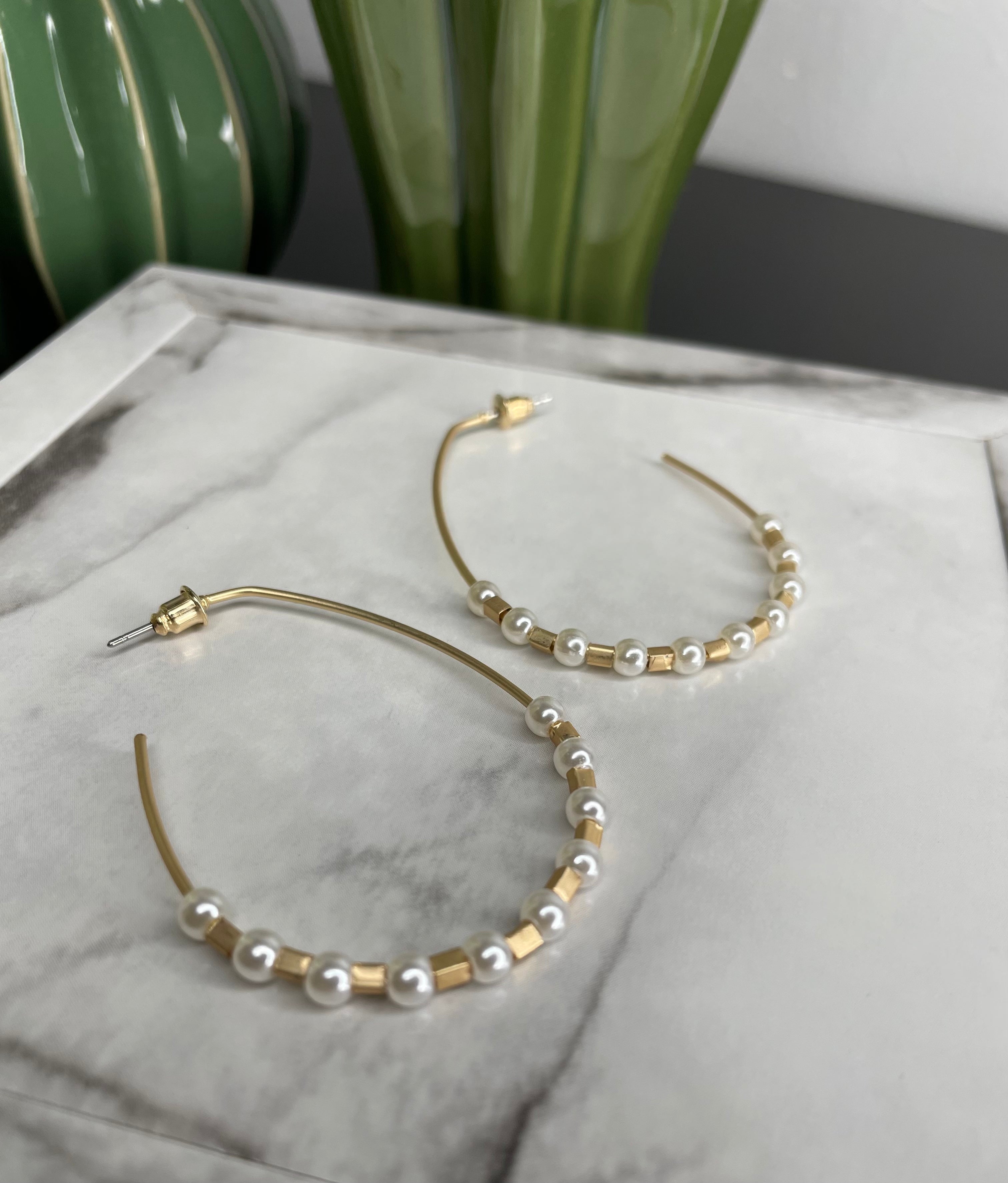 Teardrop Pearl Earrings