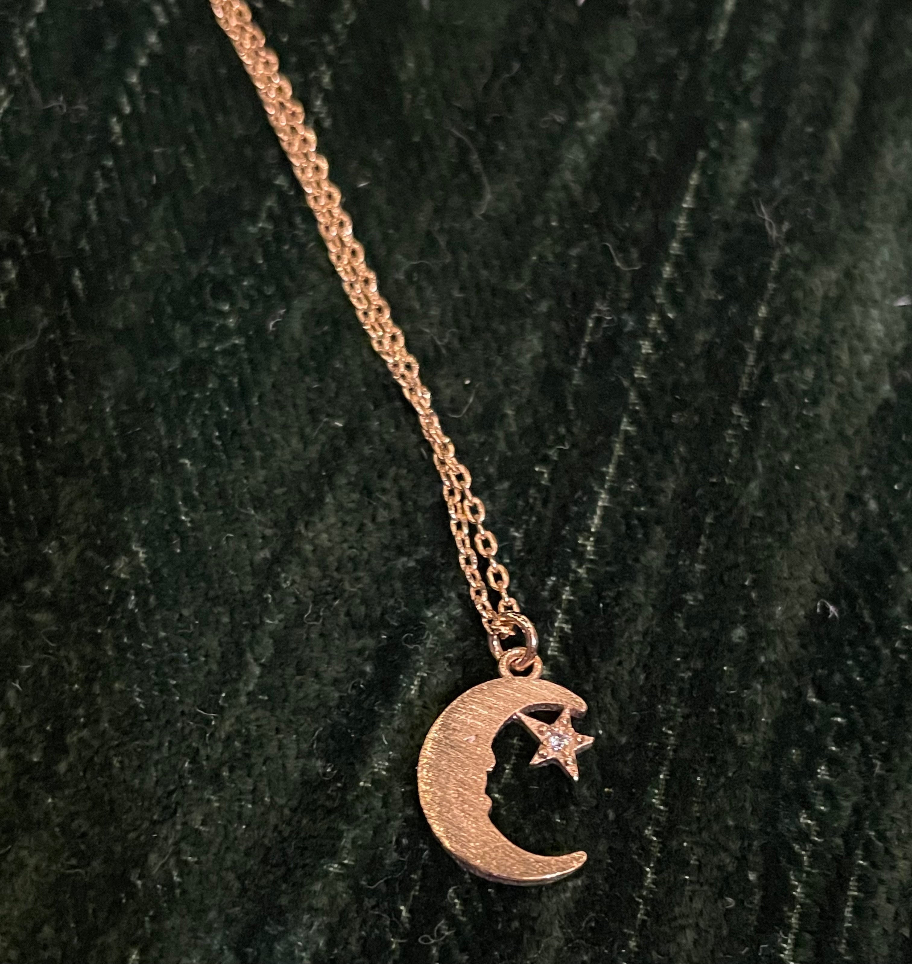 La Luna Gold Dipped Necklace