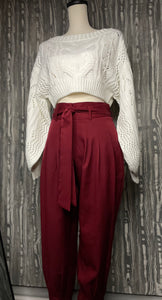 Nina High Waisted Pants - Size L