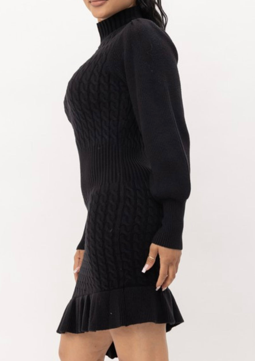 Scarlett Statement Knit Dress - Size S