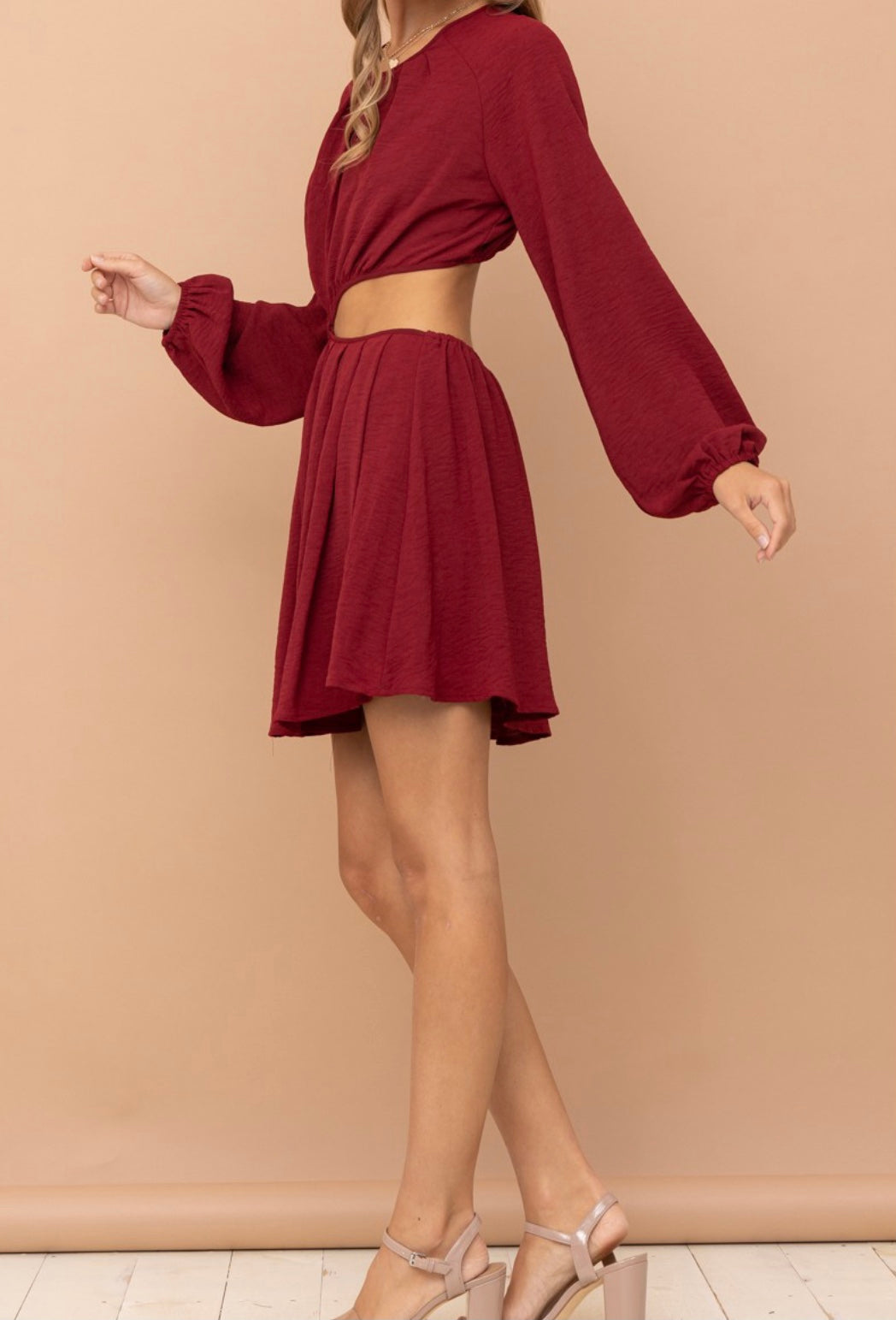 Elvia Cut-Out Mini Dress