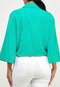 Zuleyka Front Knot Top