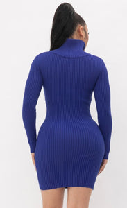 Jacob Royal Sweater Dress - Size S