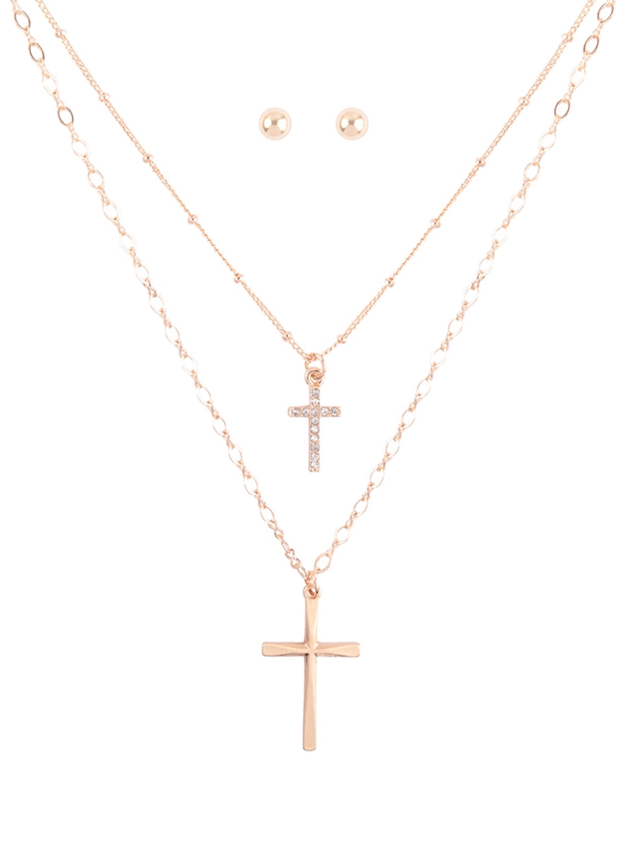 Las Cruces Layered Necklace