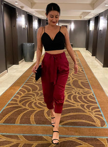 Nina High Waisted Pants - Size L