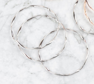Twisted Bangles Set