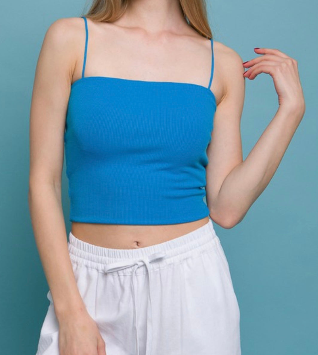 La Básica Cami Cropped Top (Multiple Colors Available)