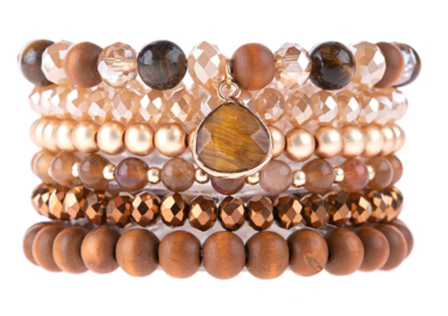 Brown Bracelet Set
