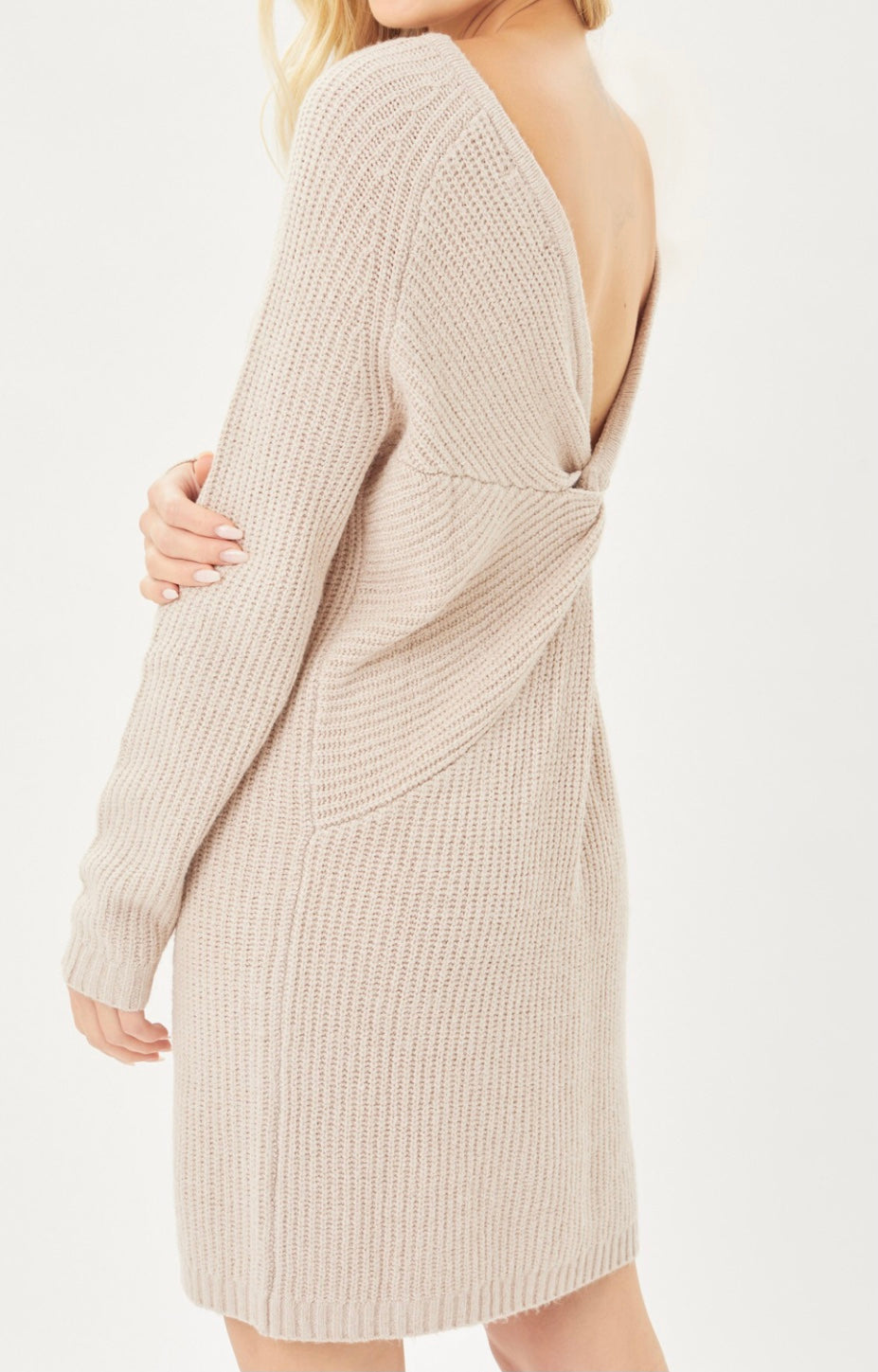 Zully Twist Sweater Dress - Size M