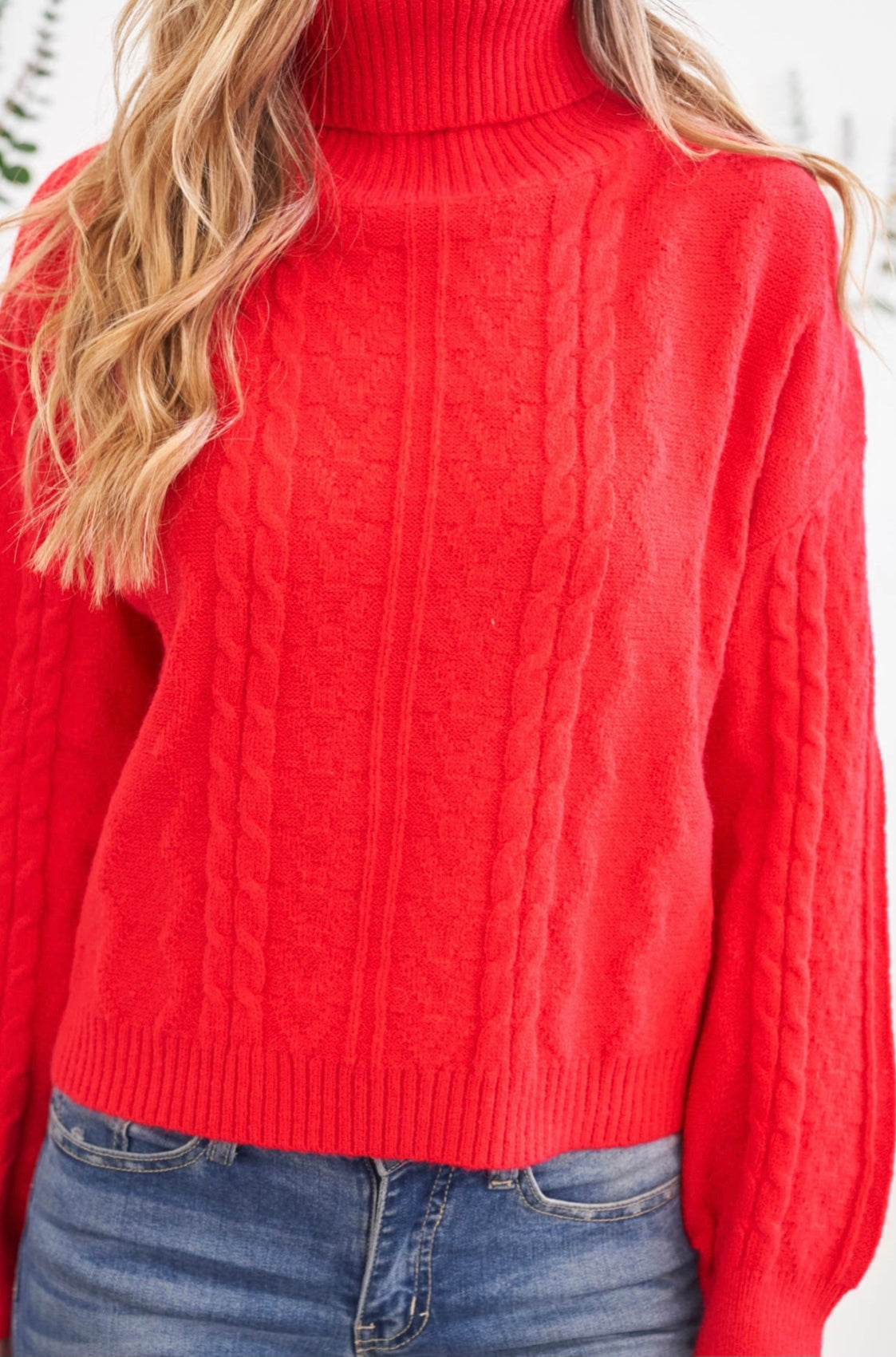 Angelica Turtleneck Sweater Blouse