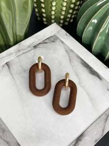 Velvet Linked Post Earrings