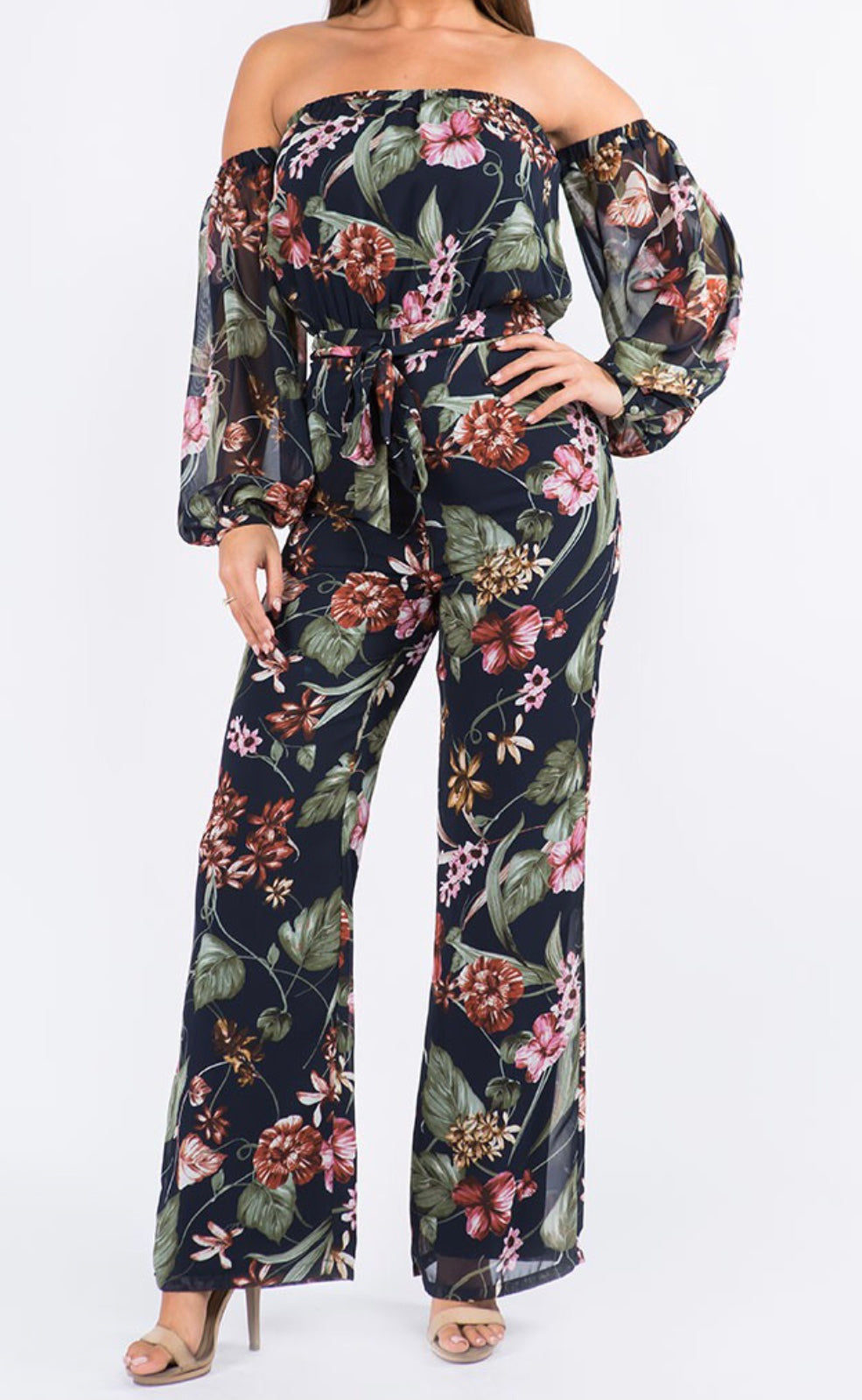 Angie Floral Jumpsuit