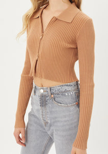 Sarah Collared Sweater Blouse - Size L