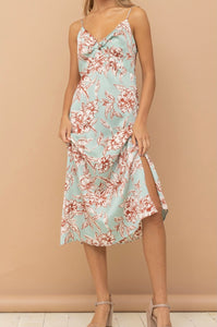 Scarly Floral Slip Dress - Size M
