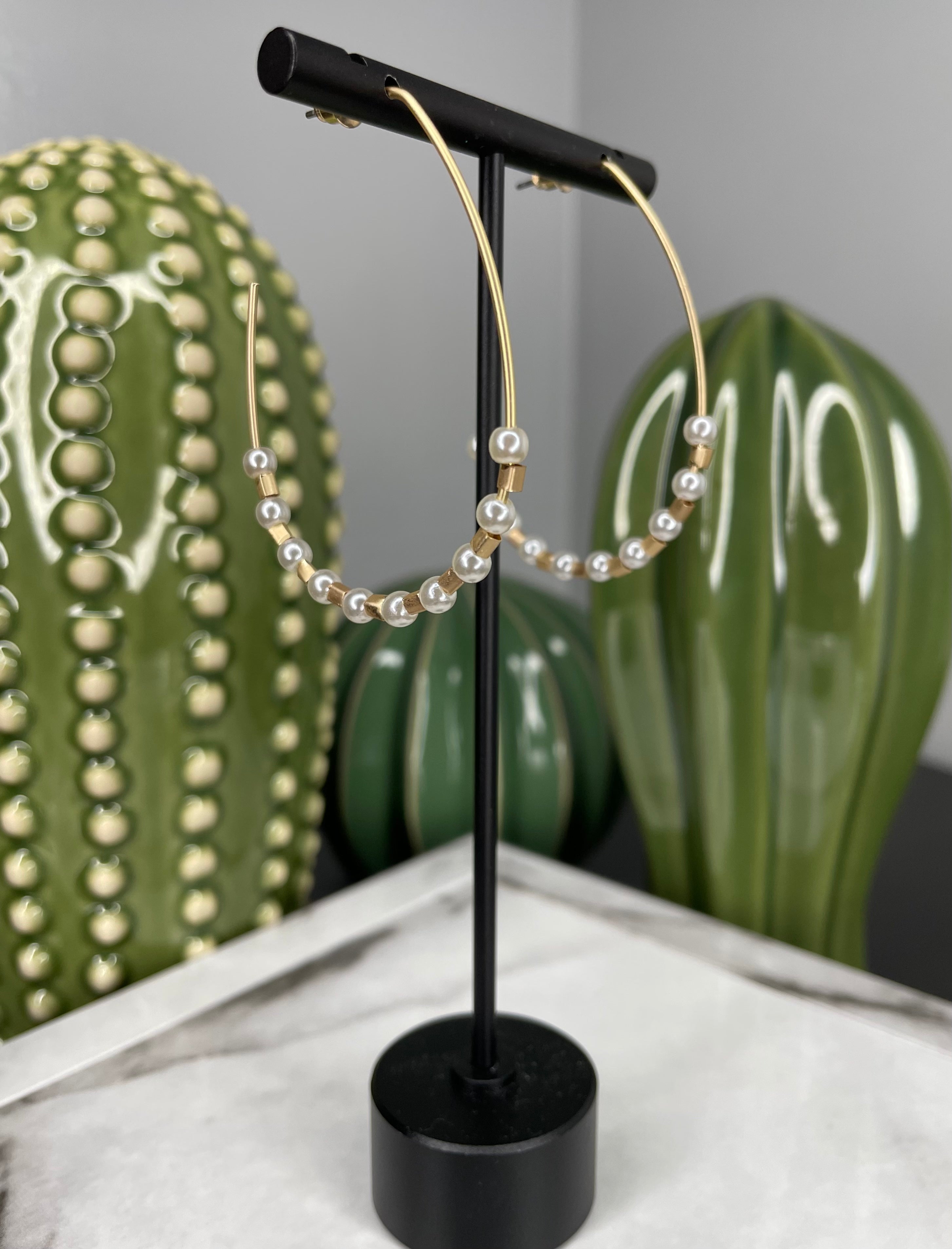 Teardrop Pearl Earrings