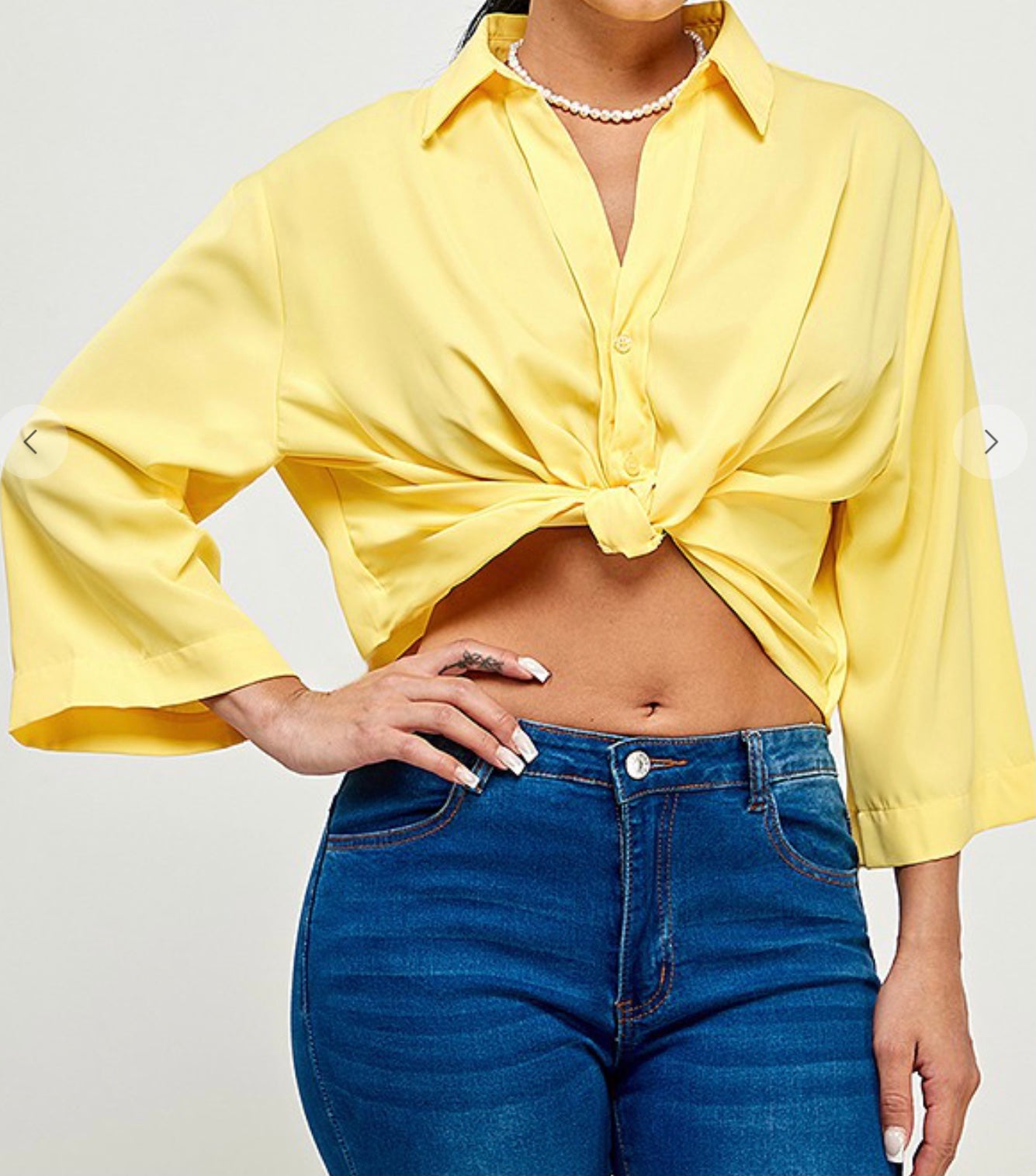 Zuleyka Front Knot Top