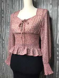 Andy Floral Top - Size S
