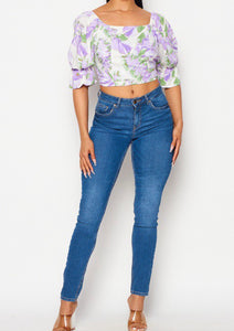 Dee Tie Back Blouse - Size L
