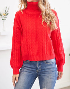 Angelica Turtleneck Sweater Blouse
