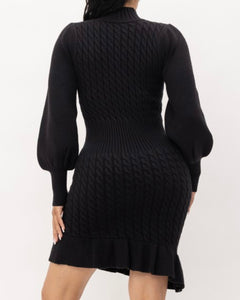 Scarlett Statement Knit Dress - Size S