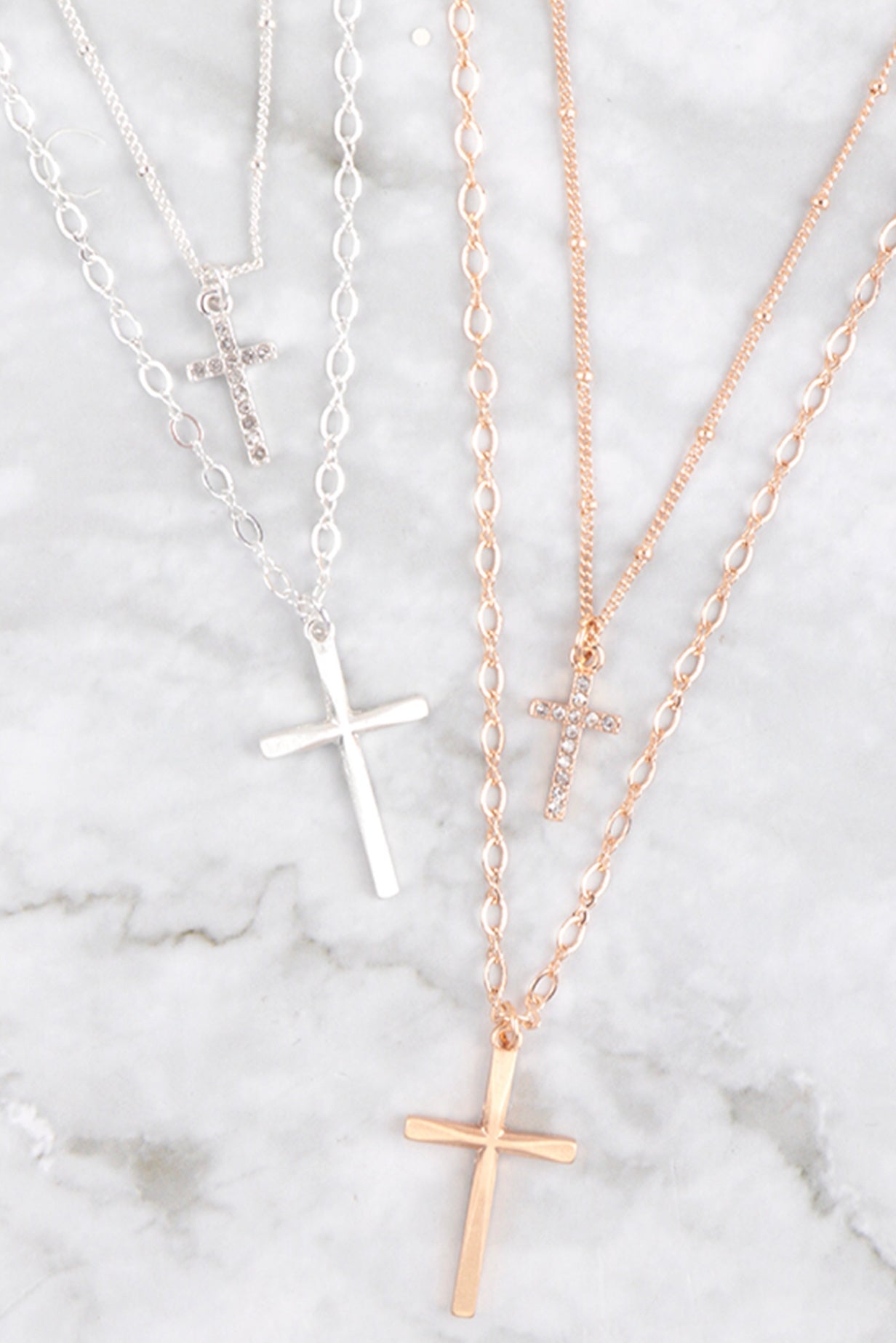 Las Cruces Layered Necklace