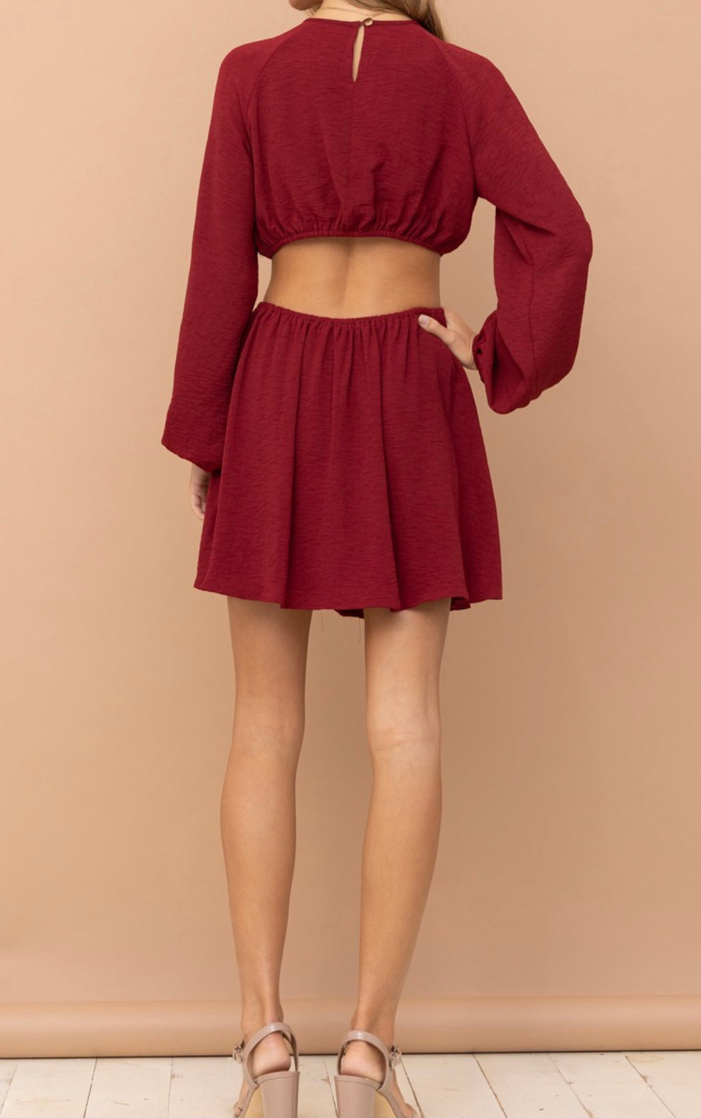 Elvia Cut-Out Mini Dress