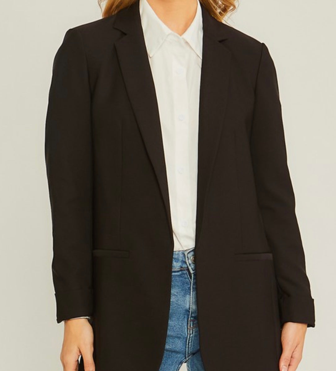 Zuleyka Solid Vertigo Blazer (Multiple Colors Available)