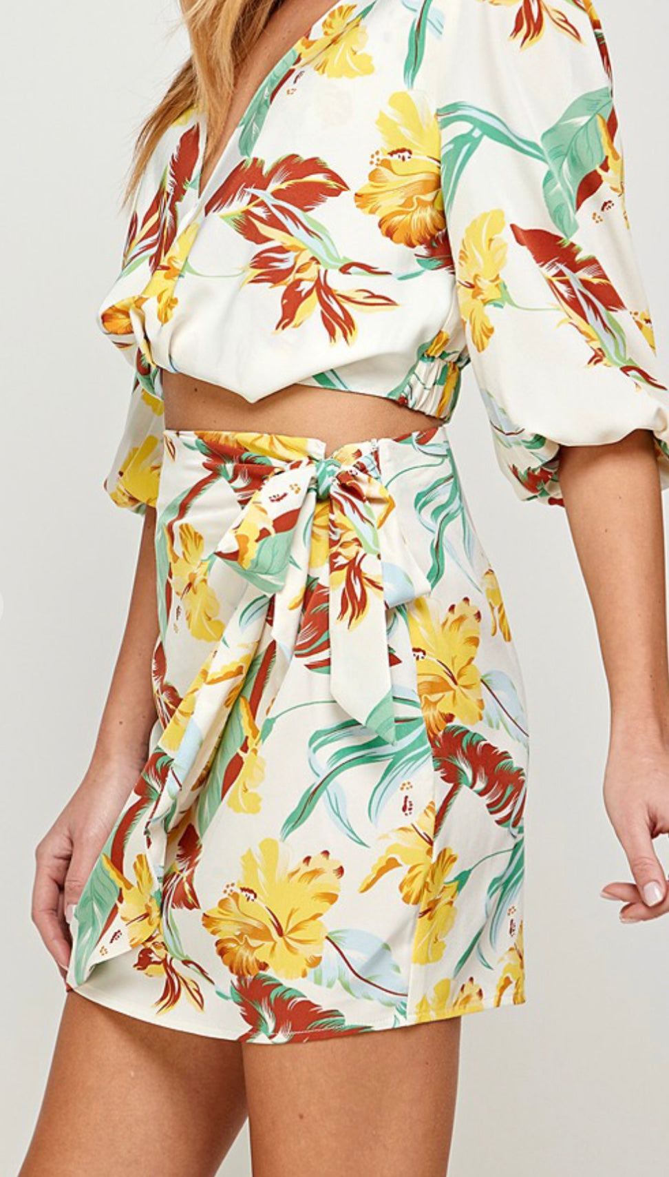 Nate Black Skirt Set