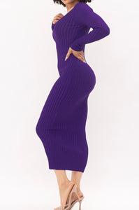 Jaden Ribbed Midi Dress (Multiple Colors Available)