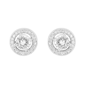 Cubic Zirconia Necklace & Earrings Set