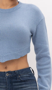 Dee Pointy Cropped Sweater